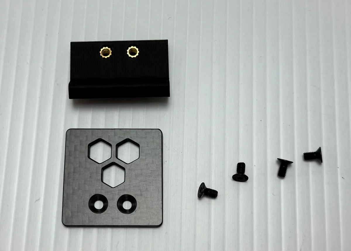 Bingo RC Designs Wasp ESC Mount Plate – Matte Forged – BRC-ESC-MFRG
