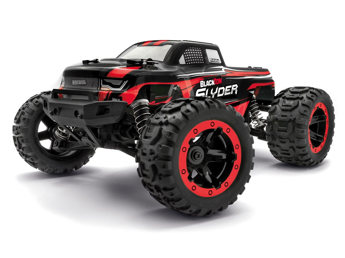 BlackZon Slyder Brushed 1/16 Monster Truck Red BZN540098