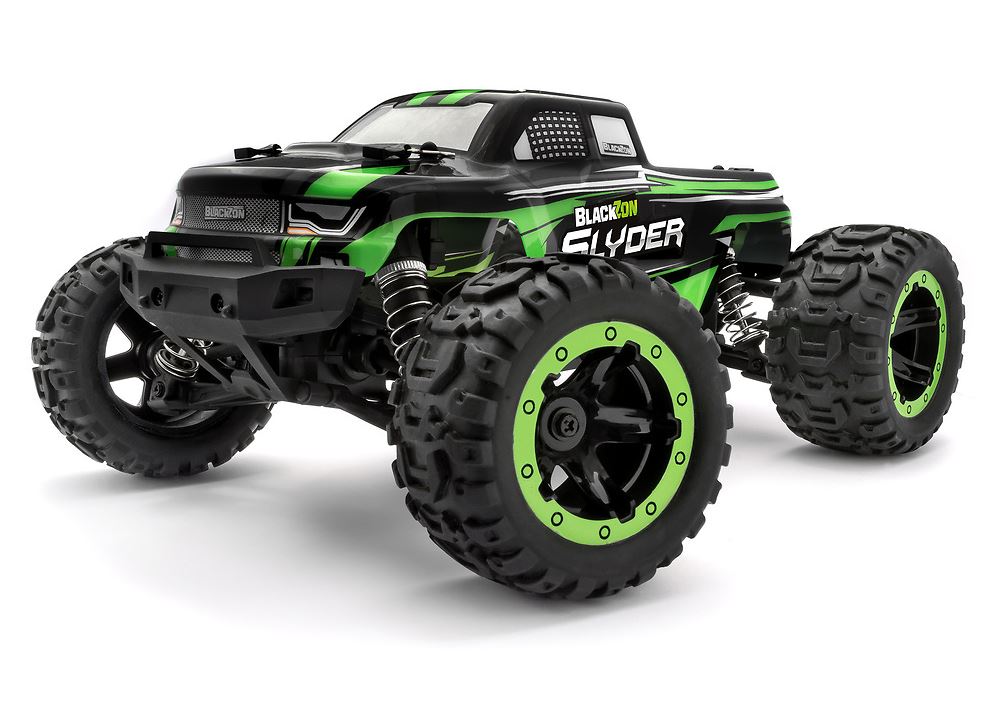 BZN540100	BlackZon Slyder MT 1/16th RTR 4WD Electric Monster Truck - RTR - Green
