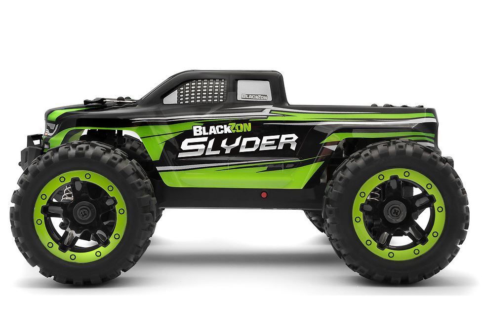 BZN540100	BlackZon Slyder MT 1/16th RTR 4WD Electric Monster Truck - RTR - Green