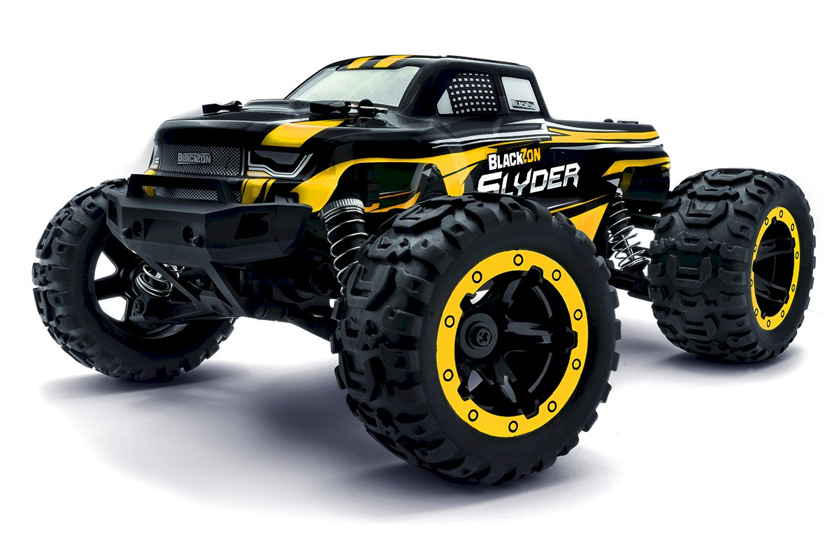 BlackZon Slyder Brushed 1/16 Monster Truck Yellow BZN540116