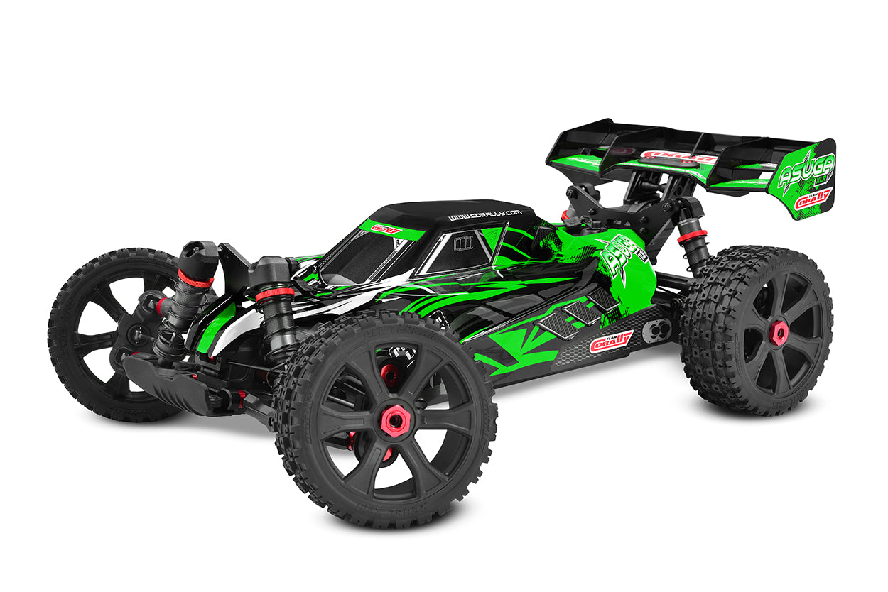 COR00288-G	Corally Asuga XLR 6S RTR Racing Buggy- Green, Large Scale