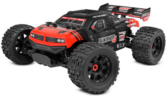 COR00292-RCorally Punisher 4S Monster Truck RTR Version, Red