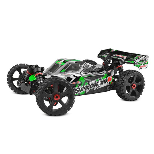 COR00485-G	Corally Spark XB6 1/8 6S Basher Buggy, ROLLER, Green