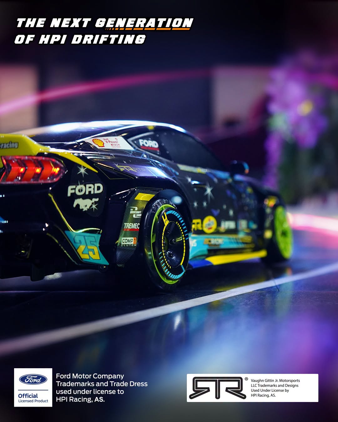 HPI Stage - D10 Flux 1/10 2WD BRUSHLESS RTR Drift Car w/Ford Mustang GT RTR S650 Body  | The RC Shop at Dr Dans