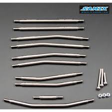 SAMSCX3-5025FLS Samix SCX10 III 313mm High Clearance Titanium Link Kit (10)