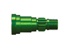 7753G Stub axle, aluminum (green-anod