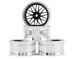 832101FBK MST S-FBK LM offset changeable wheel set (4) (Offset Changeable) w/12mm Hex