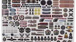 FBR1SCDTL805 Firebrand RC Sponsor Logos 1A Decal Set (6x10")