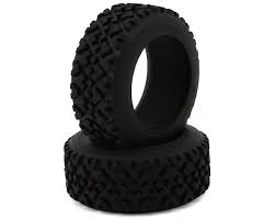 KYOFAT709M Kyosho FZ02-R Vintage Rally Tires (2) (Medium) w/Foam Inserts