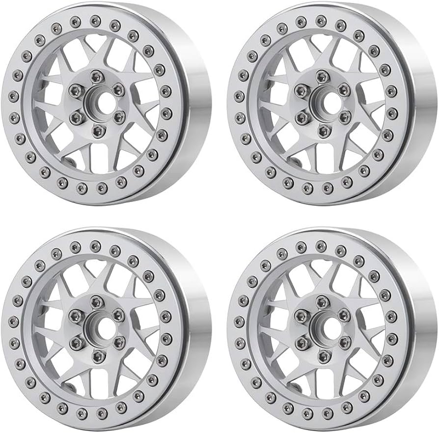 2.2 Beadlock Wheels Aluminum Alloy 2.2 inch Wheel Hubs Rims For 1/10 Scale RC Crawler        | The RC Shop at Dr Dans