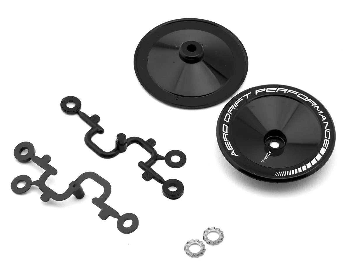 DS Racing Sloped Aero Drift Wheel Covers  (2) (Drift Element Wheels)   |THE RC SHOP