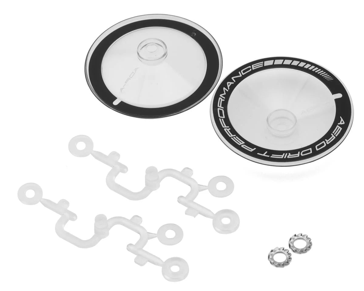 DS Racing Sloped Aero Drift Wheel Covers  (2) (Drift Element Wheels)   |THE RC SHOP