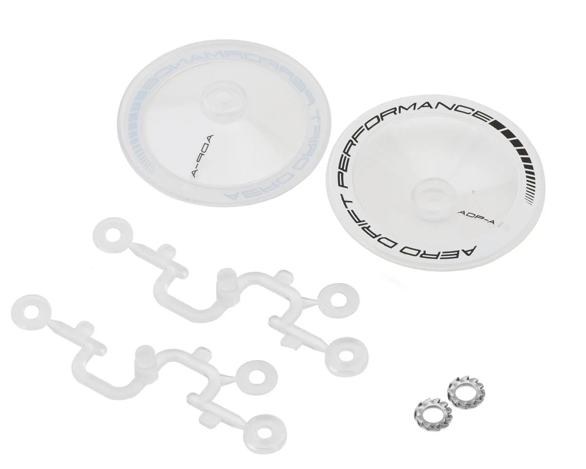 DS Racing Sloped Aero Drift Wheel Covers  (2) (Drift Element Wheels)   |THE RC SHOP