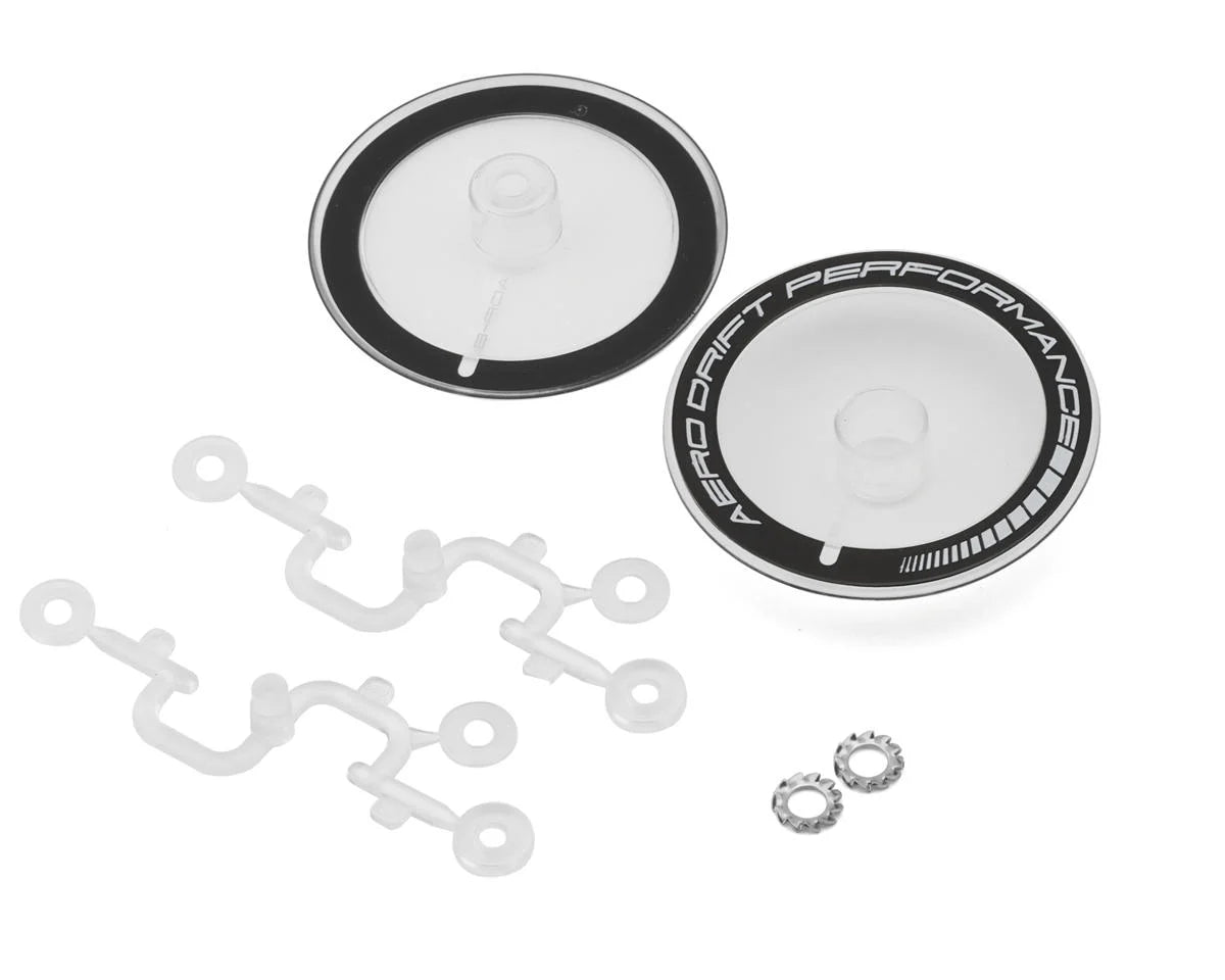 DS Racing Flat Aero Drift Wheel Covers (2) (Drift Element Wheels)  |THE RC SHOP