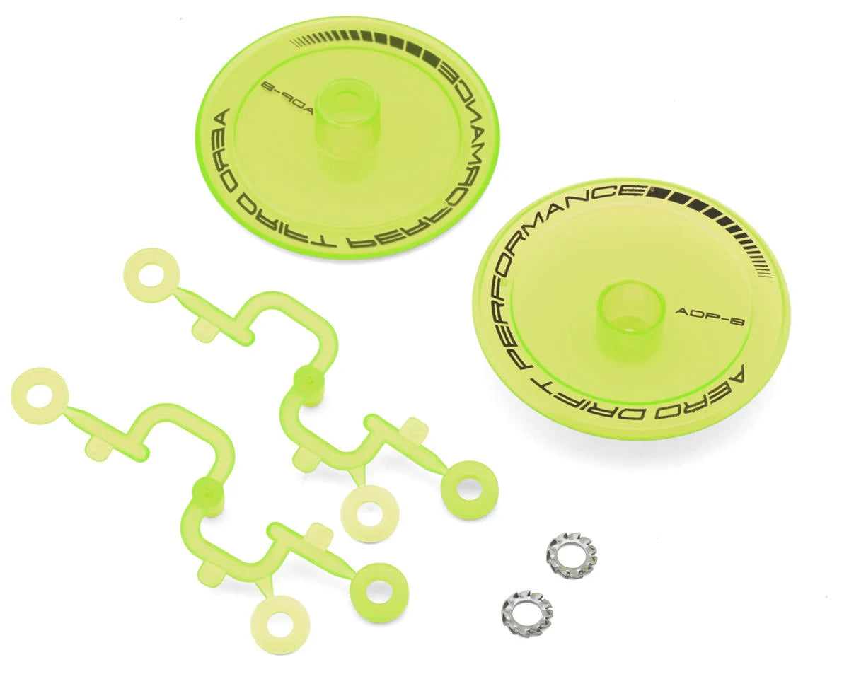 DS Racing Flat Aero Drift Wheel Covers (2) (Drift Element Wheels)  |THE RC SHOP