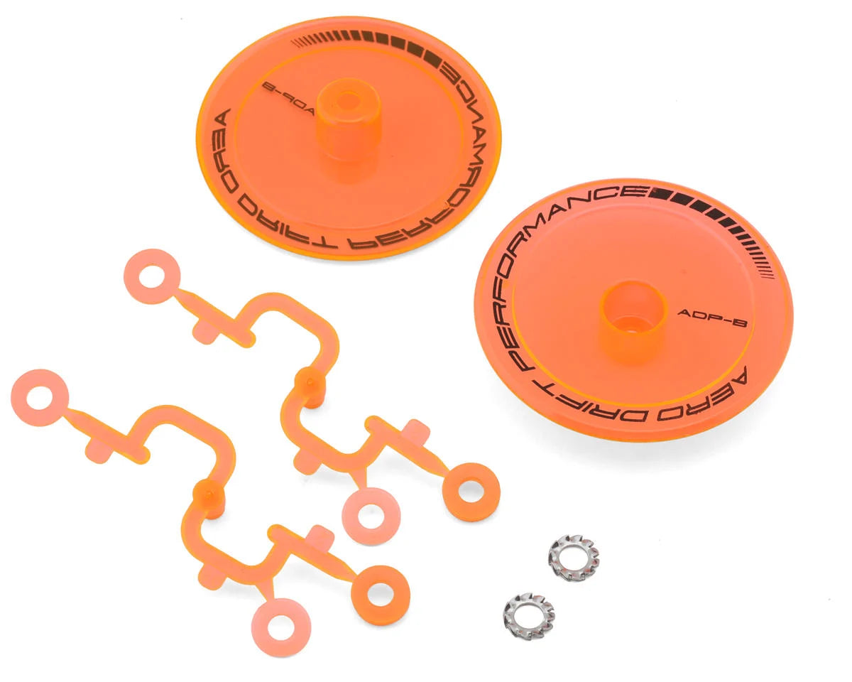 DS Racing Flat Aero Drift Wheel Covers (2) (Drift Element Wheels)  |THE RC SHOP