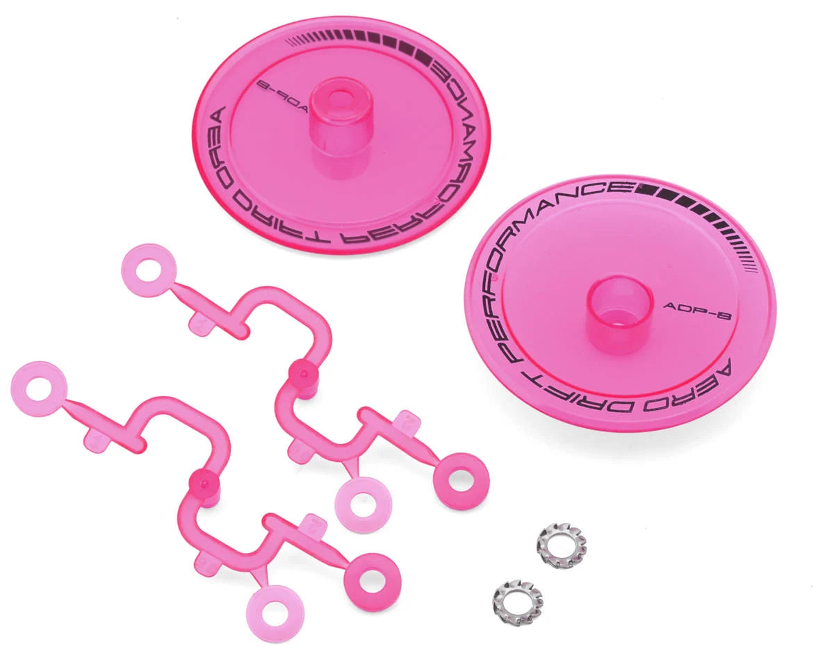 DS Racing Flat Aero Drift Wheel Covers (2) (Drift Element Wheels)  |THE RC SHOP