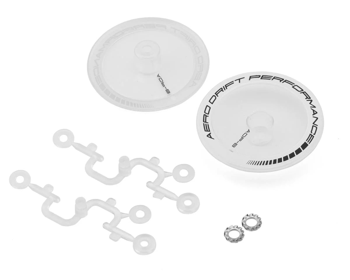 DS Racing Flat Aero Drift Wheel Covers (2) (Drift Element Wheels)  |THE RC SHOP