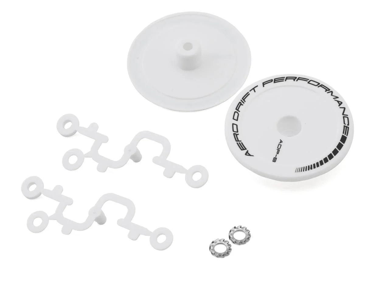 DS Racing Flat Aero Drift Wheel Covers (2) (Drift Element Wheels)  |THE RC SHOP