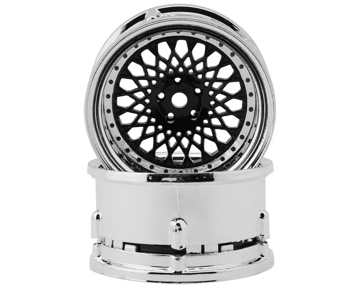 DSC-DE-(308-333)    DS Racing Element Mesh Drift Wheels  (Adjustable Offset) (2) w/12mm Hex