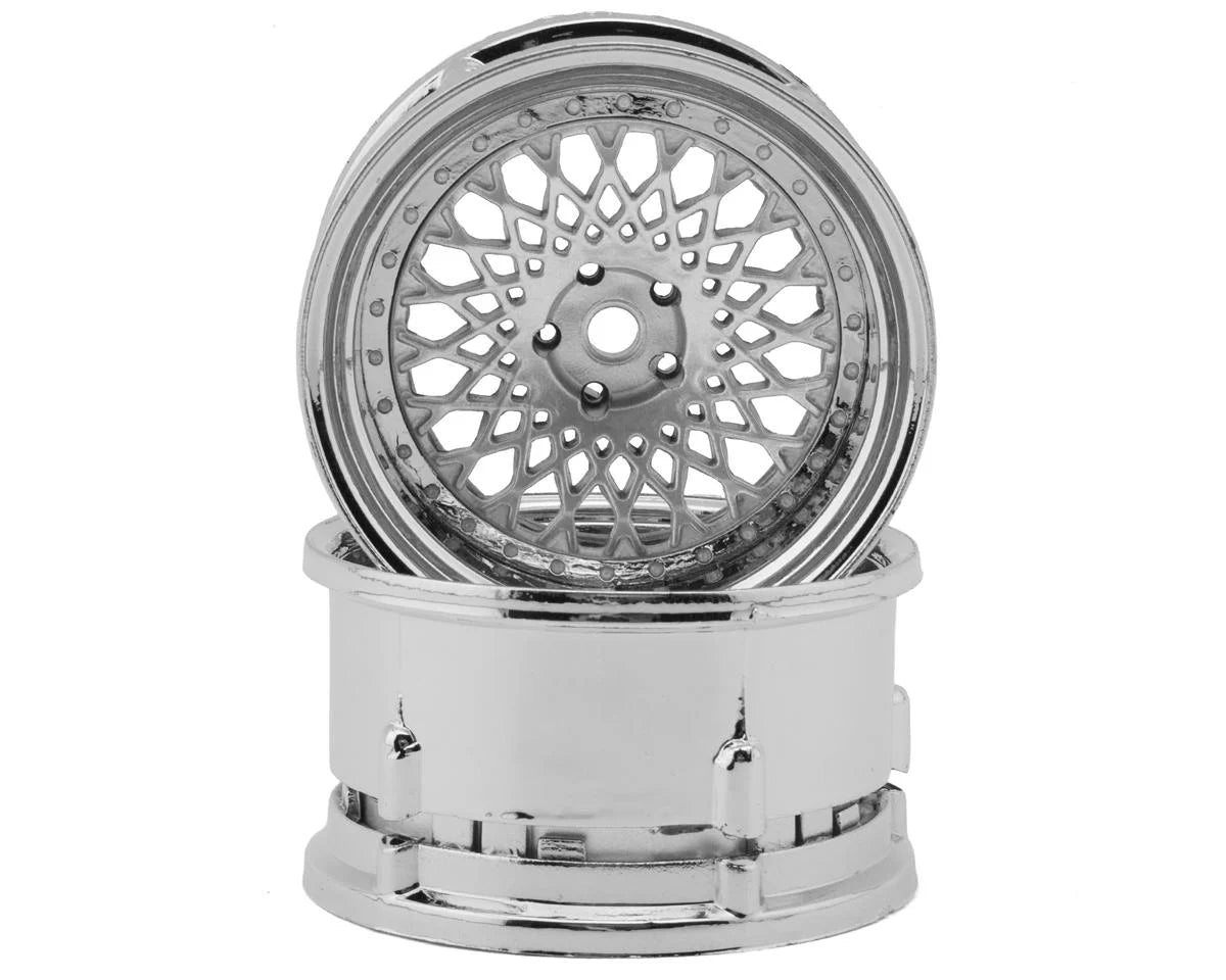 DSC-DE-(308-333)    DS Racing Element Mesh Drift Wheels  (Adjustable Offset) (2) w/12mm Hex