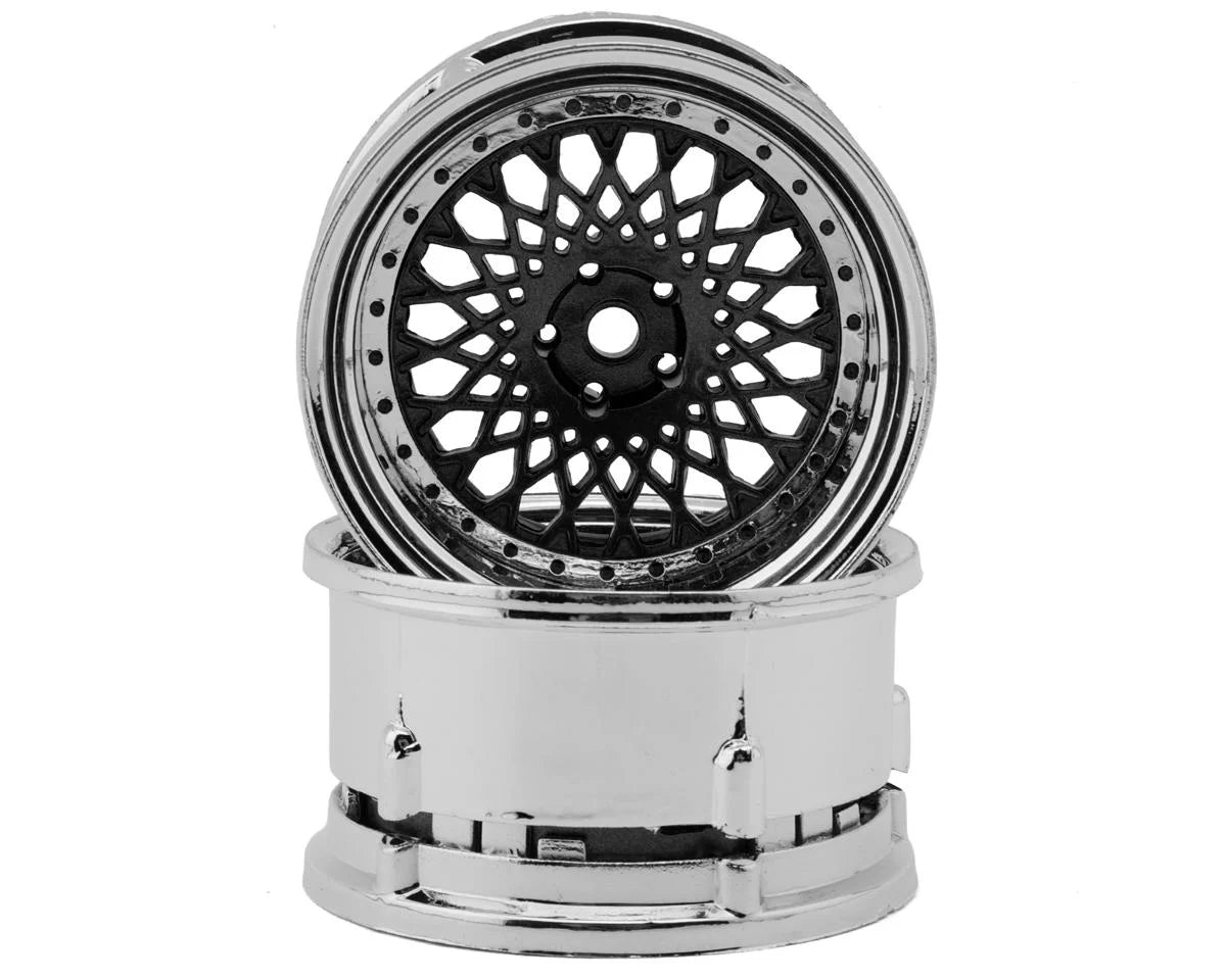 DSC-DE-(308-333)    DS Racing Element Mesh Drift Wheels  (Adjustable Offset) (2) w/12mm Hex