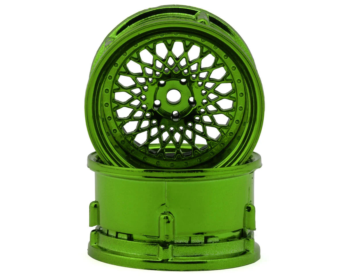DSC-DE-(308-333)    DS Racing Element Mesh Drift Wheels  (Adjustable Offset) (2) w/12mm Hex