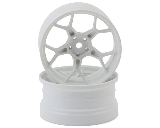 DSC-DF-5Y2-8W-HG DS Racing DSC-DF-5Y2-8W-WM (White Hi Gloss) (2) (8mm Offset) w/12mm Hex