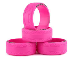 DSC-LF-3PK DS Racing Finix Drift Tires (Pink) (4) (LF-3) | The RC Shop at Dr Dans