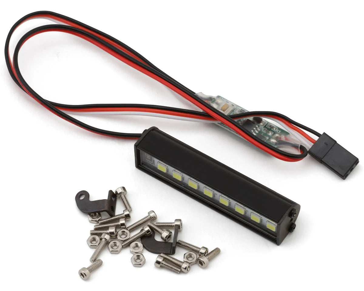 DTT-DTLR05004    Hobby Details Double Row LED Roof Light Bar (White) (53mm) (6-8.4V) w/L-Mount