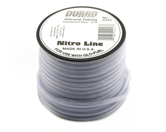 DU-BRO Nitro Line Silicone Fuel Tubing Blue – Sold by the Foot – DUB2243