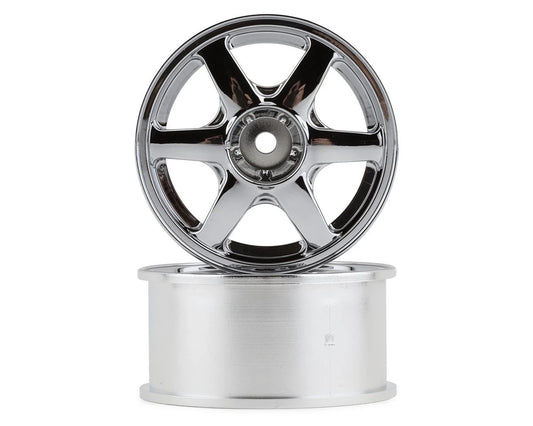 DW-725PS  6-Spoke Drift Wheels (Polished Silver) (2) (5mm Offset)
