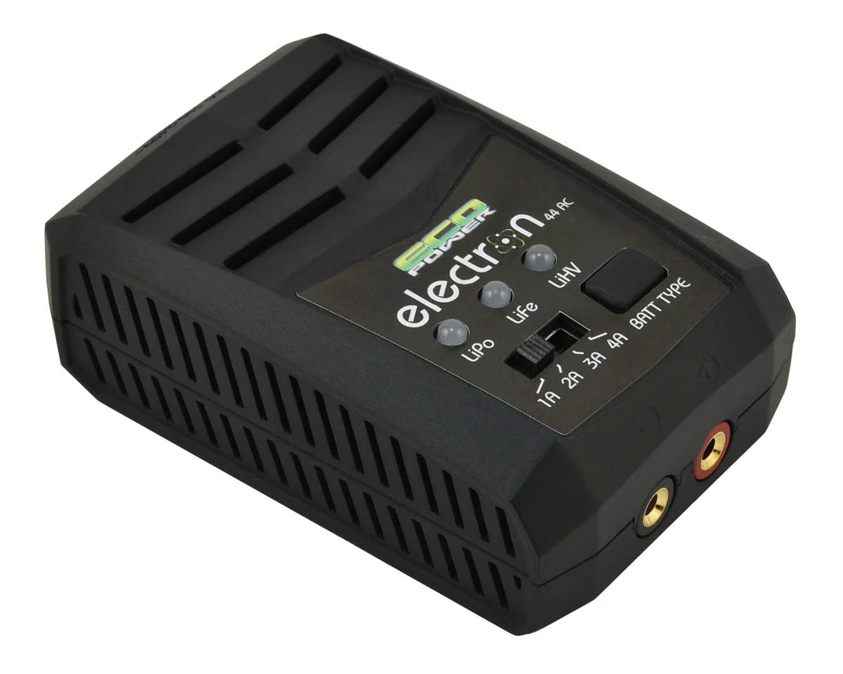 ECP-1006   EcoPower "Electron 44 AC" LiHV/LiPo/LiFe Battery Charger (2-4S/4A/50W)  | The RC Shop at Dr Dans
