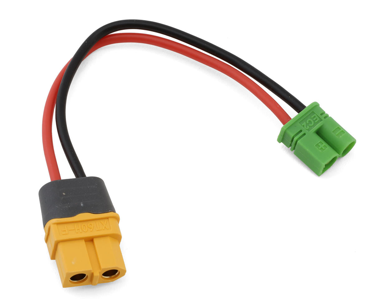 ECP-1530   EcoPower XT60 to EC2 Charge Lead (Female XT60 to Male EC2) (4.5") (18AWG)    | The RC Shop at Dr Dans