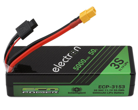 ECP-3153    EcoPower "Electron" 3S 50C Intelligent LiPo Battery w/XT60 Connector (11.1V/5000mAh)    | The RC Shop at Dr Dans