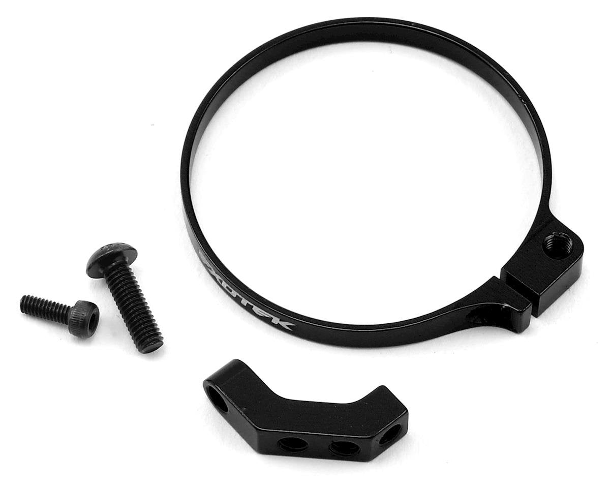 EXO1718	Exotek Racing Exo Fan Mount-Clamp On Set, Angled for 1/10 Buggies, Trucks, and Sedans  |The RC Shop at Dr Dans