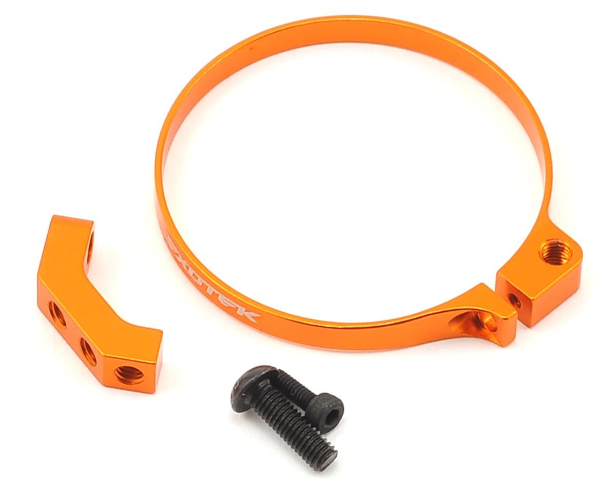 EXO1718	Exotek Racing Exo Fan Mount-Clamp On Set, Angled for 1/10 Buggies, Trucks, and Sedans  |The RC Shop at Dr Dans