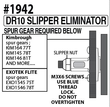 EXO1942DR10 SLIPPER ELIMINATOR
