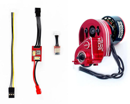 FTK-FUR-2638   Furitek Mini Komodo Brushless Motor & MicroPython ESC Crawlmaster Combo (SCX24)
