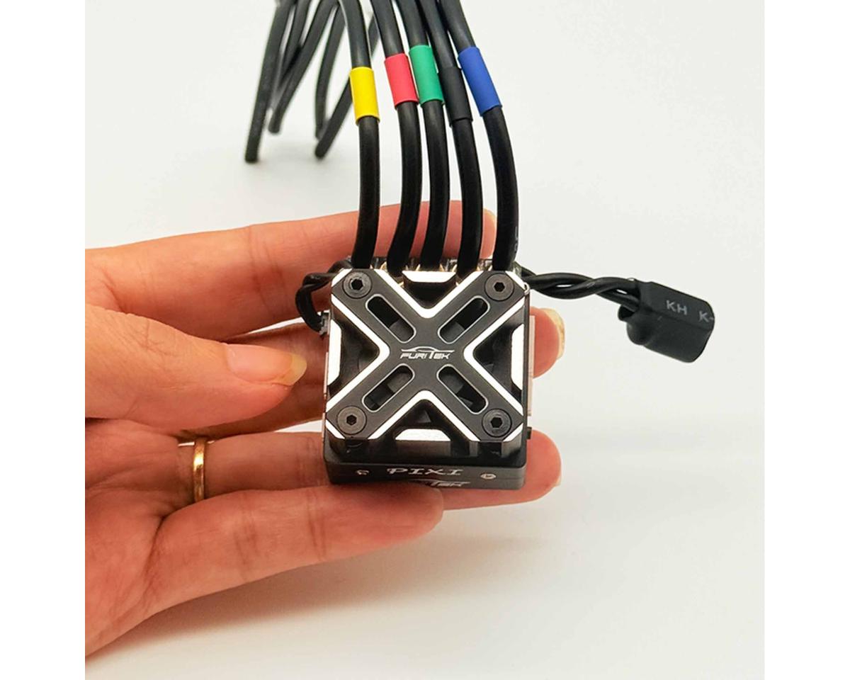 Furitek PIXI 1/10 Competition Drift Sensored Brushless ESC (Black) w/WiFi Module & Cooling Fan