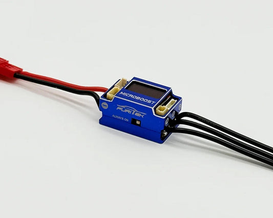 Furitek MicroBoost 2S 25A/50A Brushless ESC Blue with LCD – FTK-FUR-2796