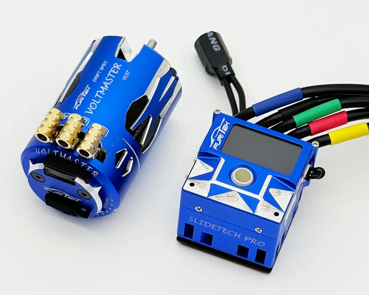 Furitek SlideVolt Pro 10.5T Sensored Brushless ESC & Motor Combo – 1/10 Drift