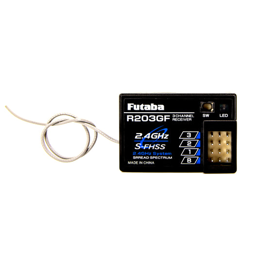 FUTL7603 Futaba R203GF S-FHSS 3-Channel 2.4GHz Receiver