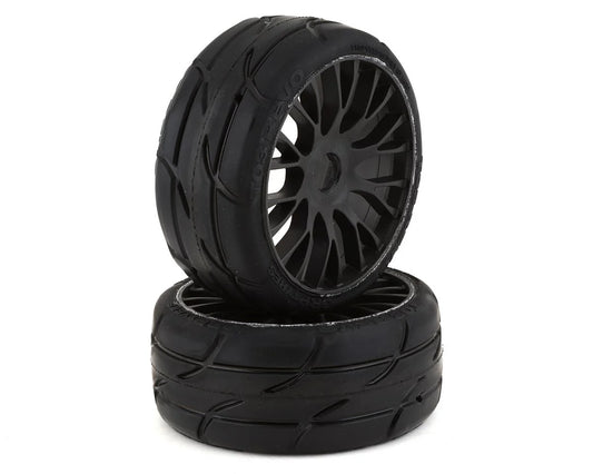 GRPGTX03-XM3   GRP Tires GT - TO3 Revo Belted Pre-Mounted 1/8 Buggy Tires (Black) (2) (XM3) w/FLEX Wheel      | The RC Shop at Dr Dans