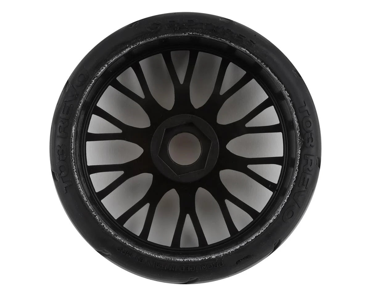 GRPGTX03-XM3   GRP Tires GT - TO3 Revo Belted Pre-Mounted 1/8 Buggy Tires (Black) (2) (XM3) w/FLEX Wheel      | The RC Shop at Dr Dans