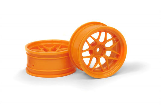 HPI120250	HPI Racing Tech 7 Wheel Orange (6mm/2pcs), for 1/10 Touring Cars