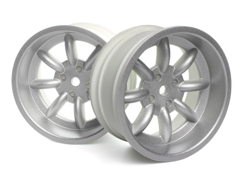 HPI160541	HPI Racing FS-15 Sport 8 Spoke Wheel Silver 26mm (OS 6mm/Pr)