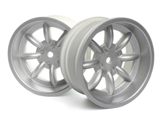 HPI160541	HPI Racing FS-15 Sport 8 Spoke Wheel Silver 26mm (OS 6mm/Pr)