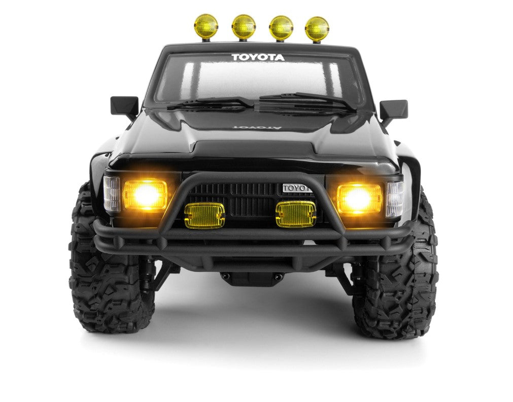 HPI160800  Venture18 Flux 1985 Toyota Hilux SR5 - Black (T)